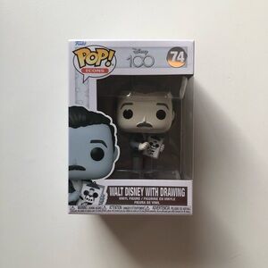 Walt Disney with drawing funko pop